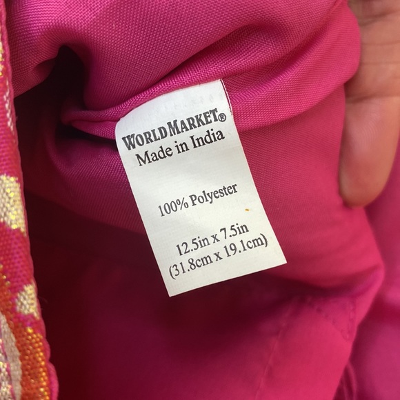 Hot Pink and Gold clutch - Picture 3 of 3